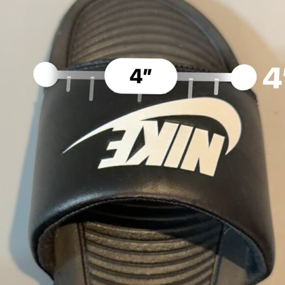 SIZE 8/9 Women's Black Nike Victori One Slide Sandals - NEW withoout box - Picture 10 of 13